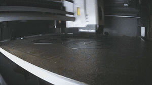 Cable organizer in action